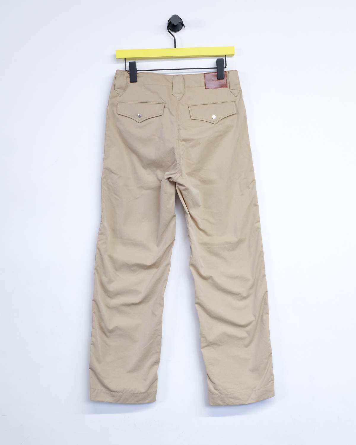 The Letters Cotton Gabardine Western Wide Pants - Khaki - Image 6 of 6