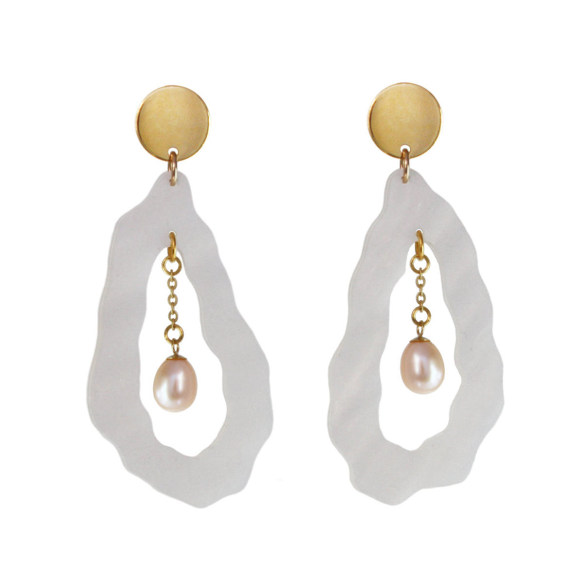 Wasted Effort World Is Yours Earrings - Image 1 of 3