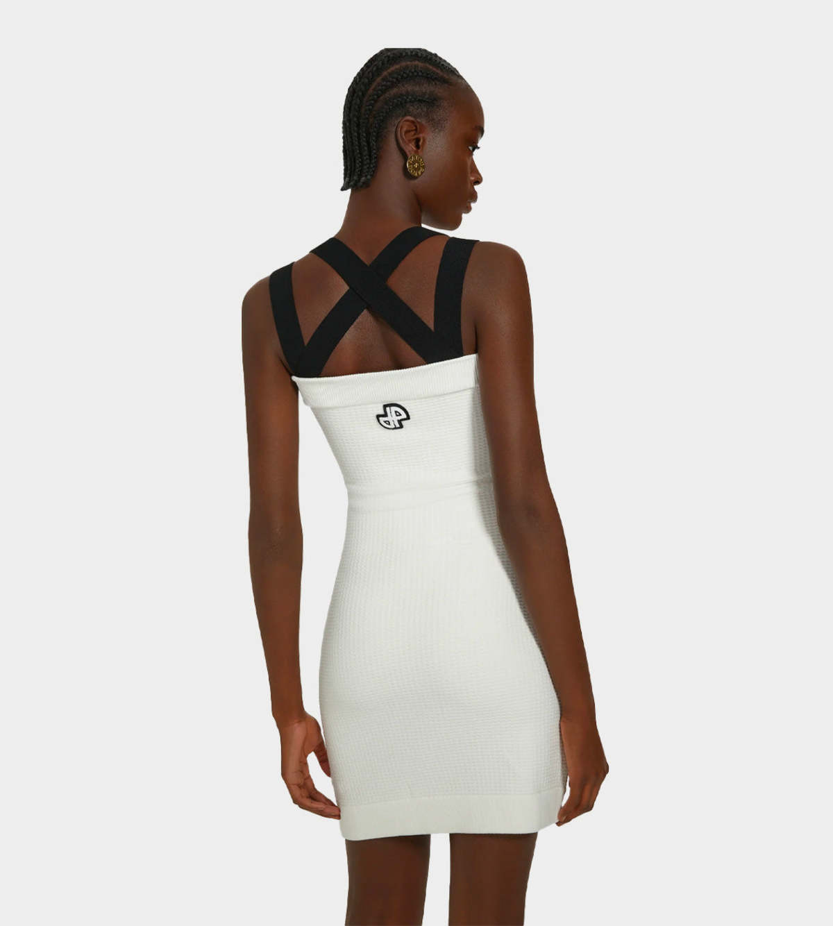 Patou 3D JP Cotton Dress - White | Garmentory