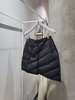 Chen Peng Buckle Side Puffa Skirt - Black - Thumbnail 1