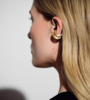 Tom Wood Chunky Ear Cuff Satin Duo - Silver/Gold - Thumbnail 1