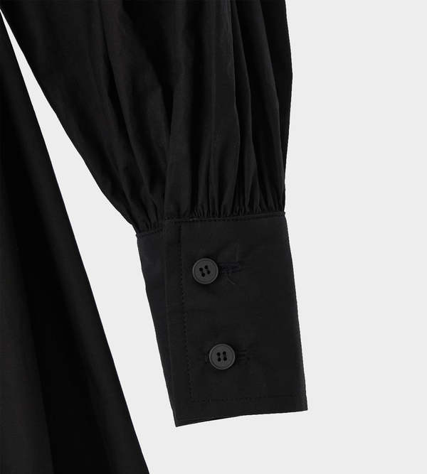 KIMHEKIM Corset Mini Shirt Dress - Black | Garmentory KIMHEKIM Corset Mini Shirt Dress - Black | Garmentory