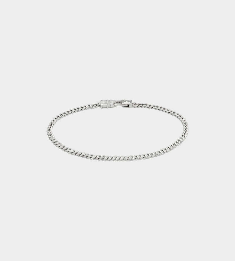 Tom Wood Curb Bracelet - Silver | Garmentory