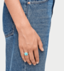 Tom Wood Cushion Ring - Turquoise - Thumbnail 1
