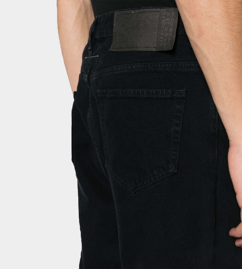 【関税＆送料込み】Mm6 Maison Margiela Distressed Slim Fit MM6 Maison Margiela Distressed Jeans | Blue | FARFETCH