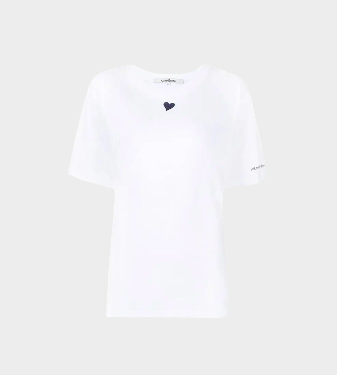 ★KIMHEKIM★Heart Chain Stamped T-Shirt★大人気★ Kimhekim Heart T-shirt in Black - Shop KIMHEKIM at societyA