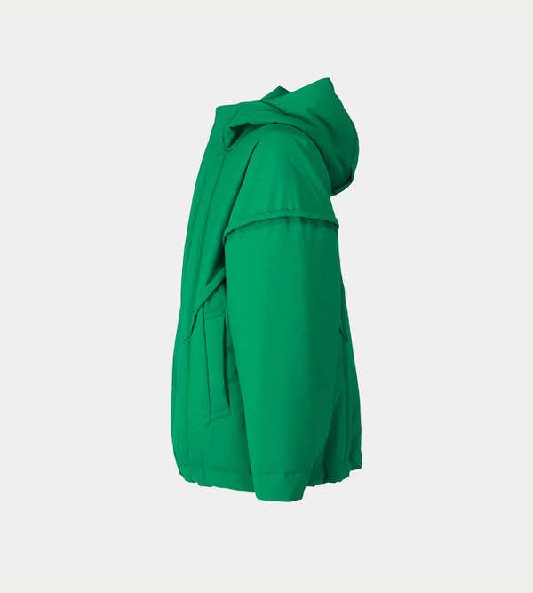 Issey Miyake Hooded Frame Jacket - Green
