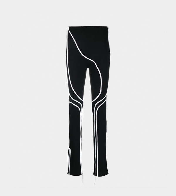 【関税込み】Ottolinger ホワイト Strappy レギンス Knit-Strappy-Leggings-Black-
