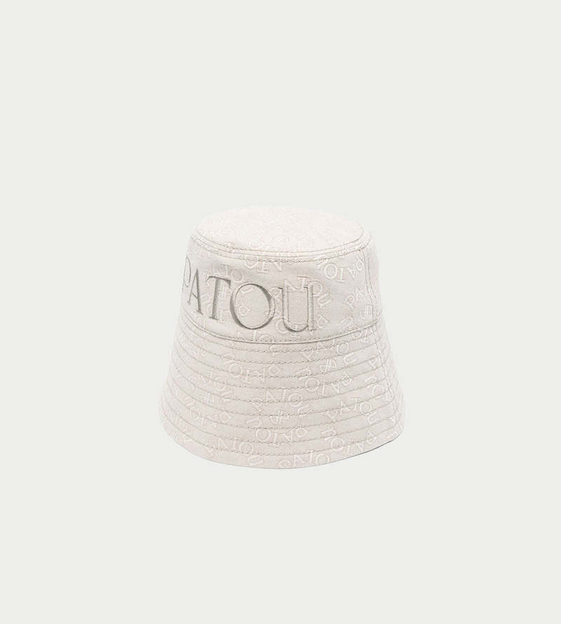 ハット Patou Bucket Hat With Logo Patou | Embroidered Patou logo bucket hat in cotton