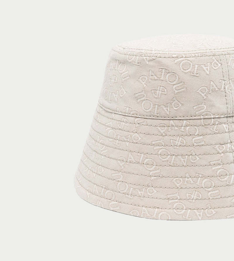 Patou Logo Bucket Hat - Beige | Garmentory