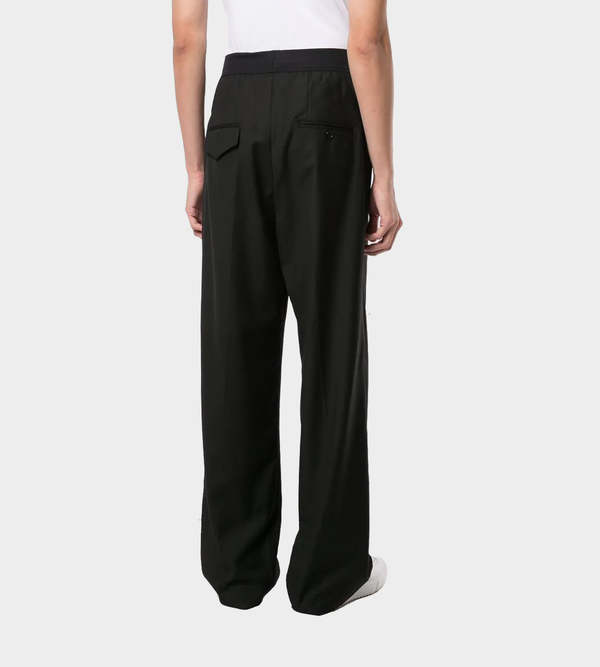 M【WE11DONE】LOGO TROUSERS／新品タグ付／送料込み we11done Logo Trousers - Black | Garmentory
