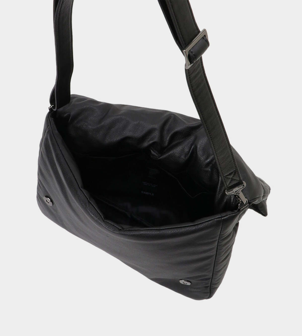 Yohji Yamamoto Discord Medium Quilted Crossbody Bag - Black 