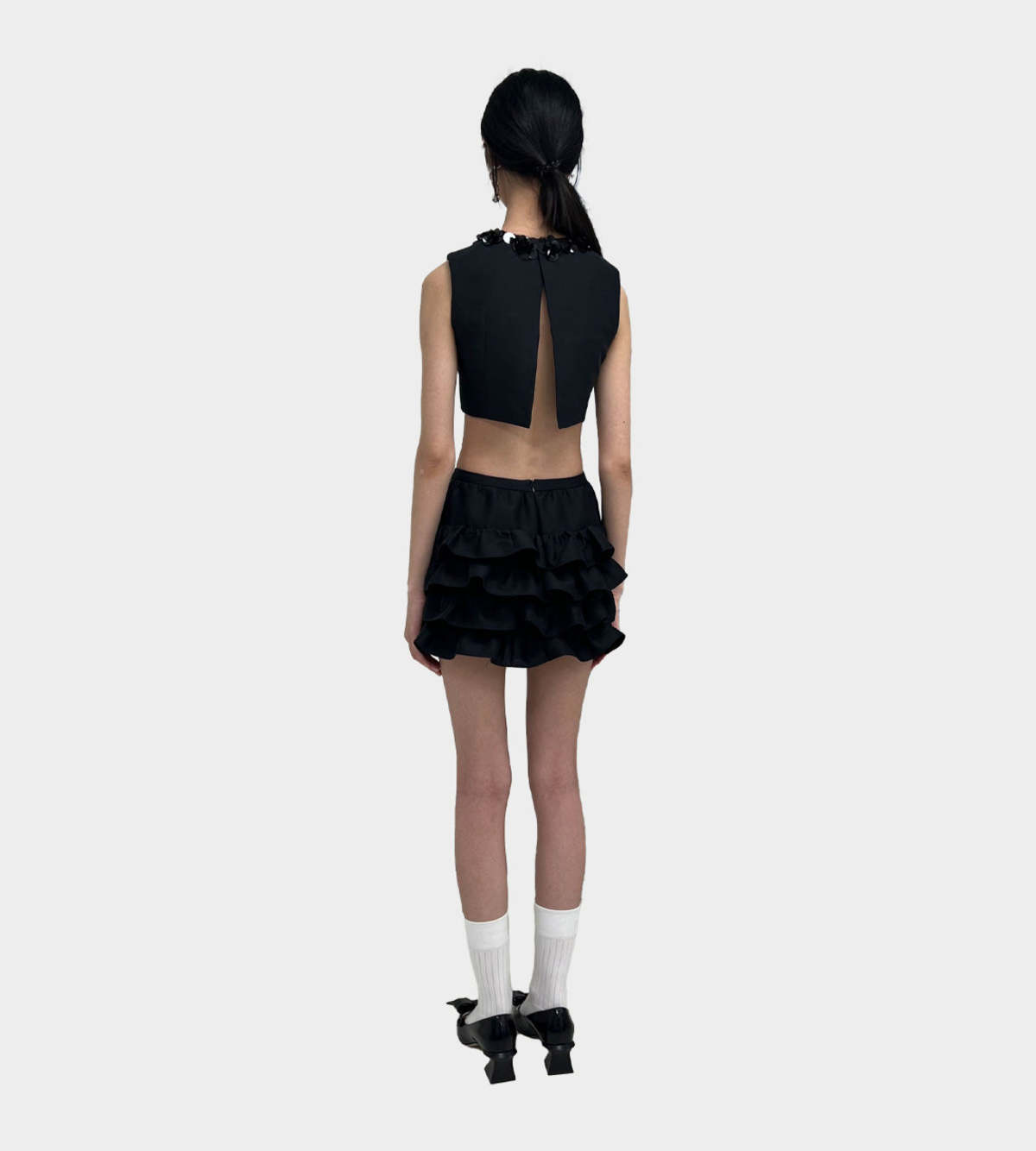 【SHUSHU CHERRY】SOFT FRILL SKIRT SHUSHU CHERRY] Soft Frill Skirt 正規品 韓国ブランド 韓国