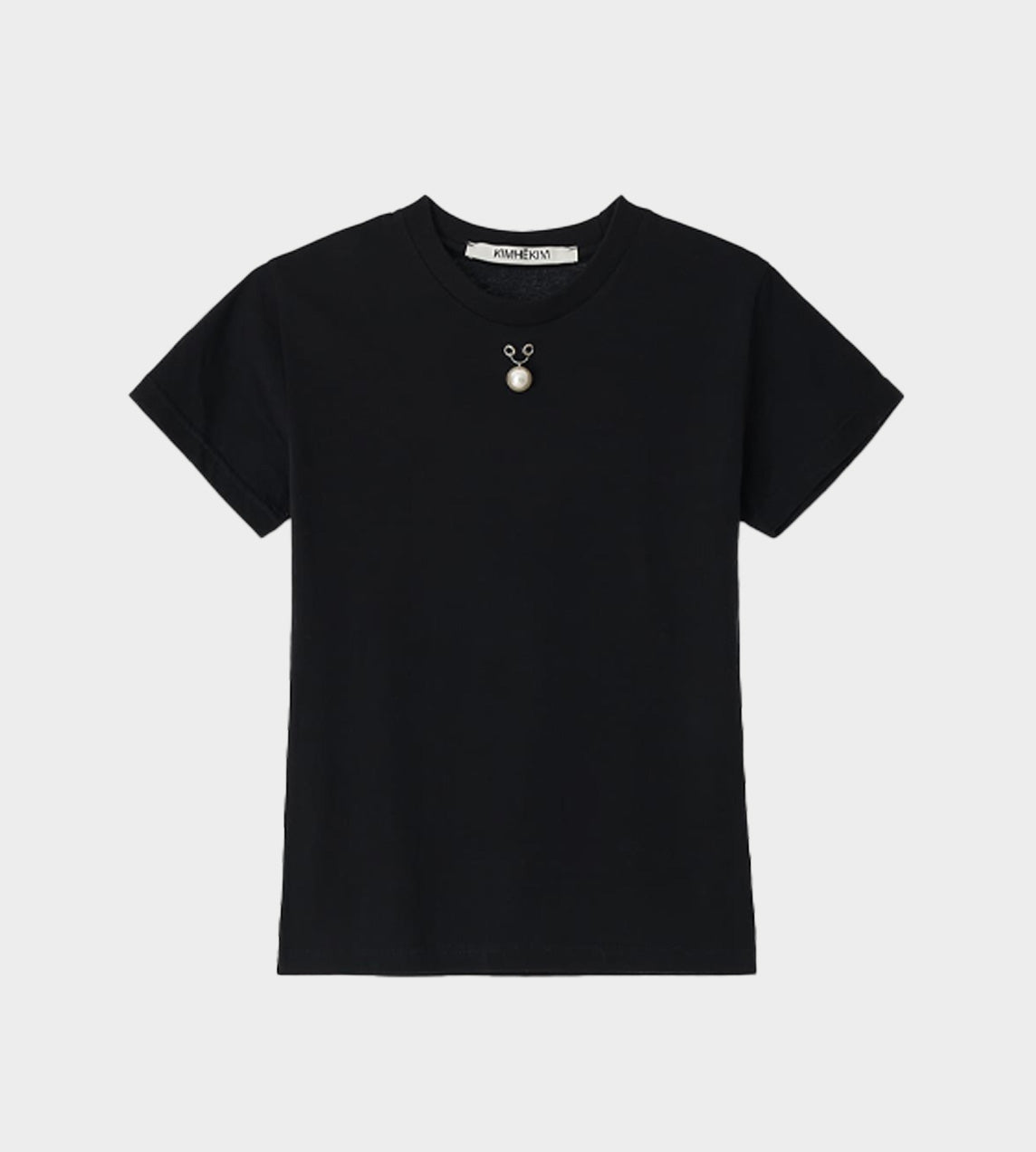 [KIMHEKIM] Kimhekim Heart Balloon Print T-Shirt /追跡付 블랙_1_앞-1-1.jpg