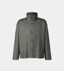 Issey Miyake Padded Pleats Jacket - Khaki - Thumbnail 1