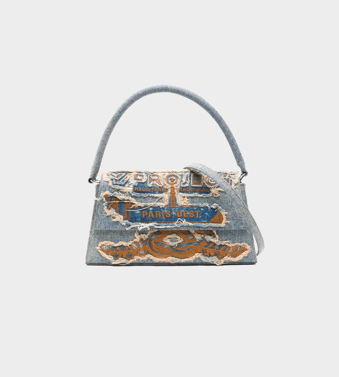 Y/project Paris' Best Shoulder Bag - Vintage Ice Blue