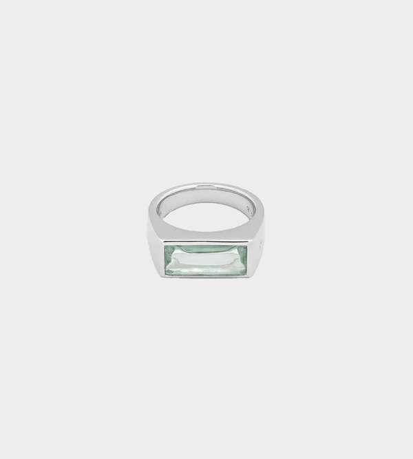 Tom Wood Peaky Ring - Green Quartz | Garmentory