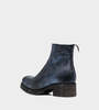 Guidi PL1WZ Stacked Heel Front Zip - Blue Foil - Thumbnail 2