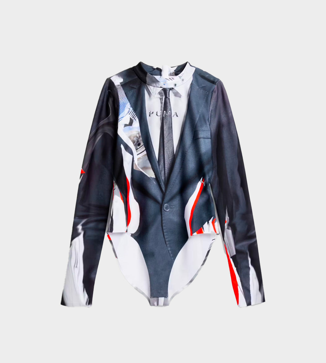 Puma X Ottolinger LS Bodysuit - Black/White | Garmentory