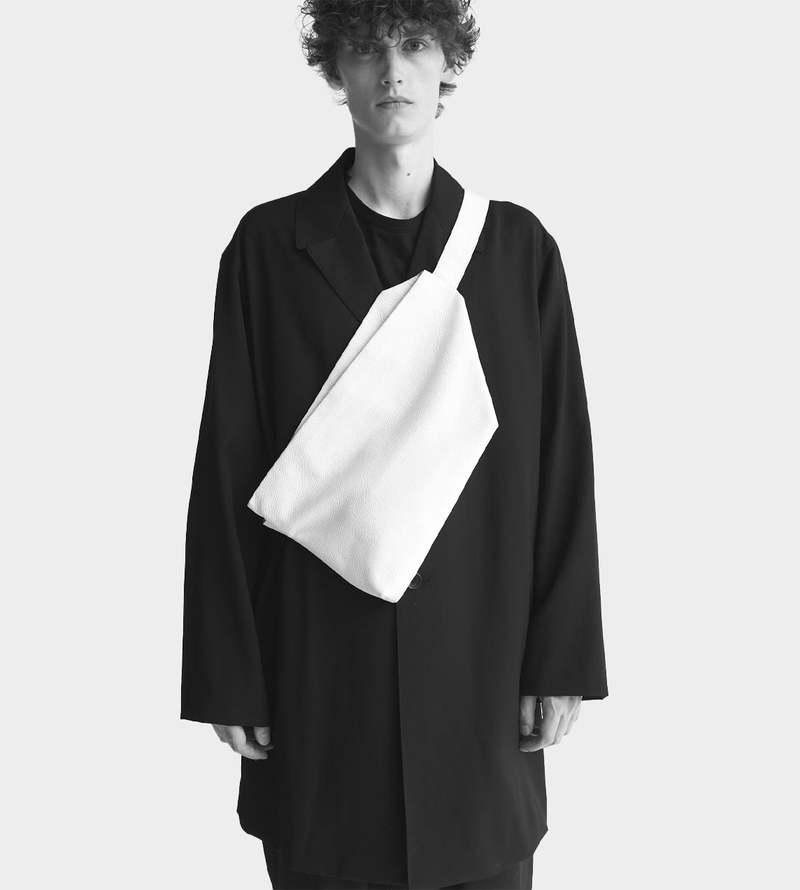 Yohji Yamamoto Discord Rock Sling Bag - White | Garmentory