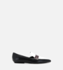 WDLT117 Rosetta Getty Colourblock Loafer - Black - Thumbnail 4