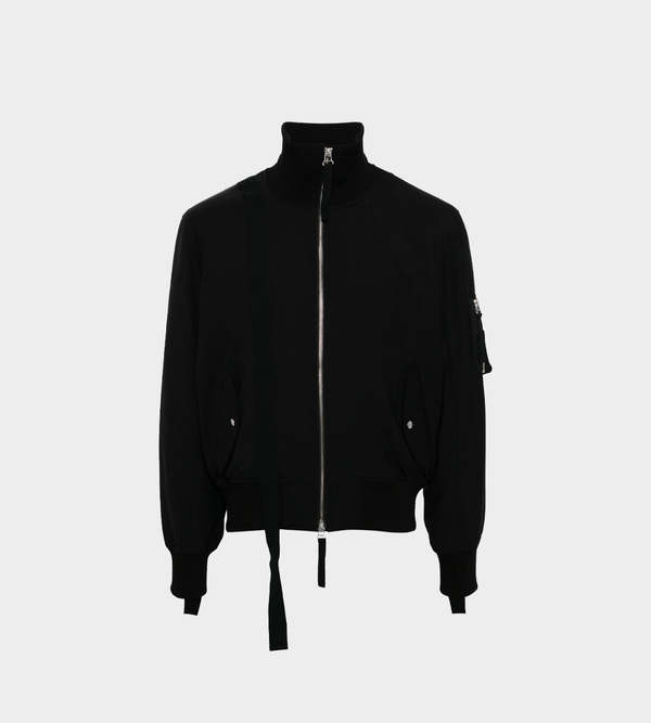 Helmut Lang Seatbelt Bomber - Black | Garmentory