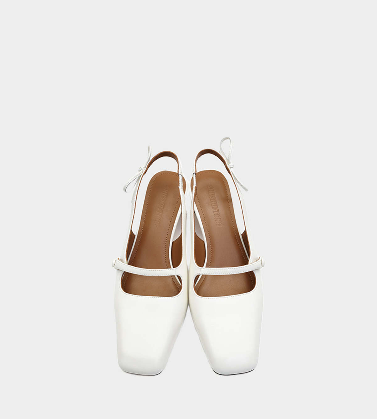 Side-Bow-Square-Toe-Heel-White