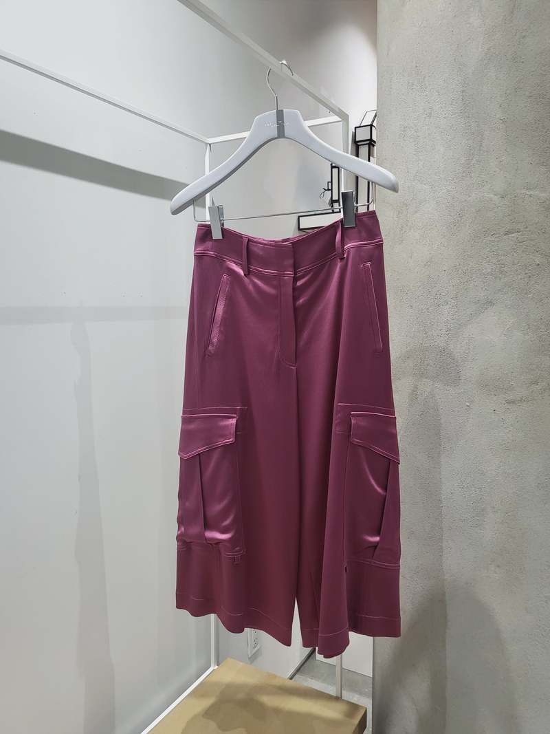 Sies Marjan Sidney Satin Elongated Short - Raspberry