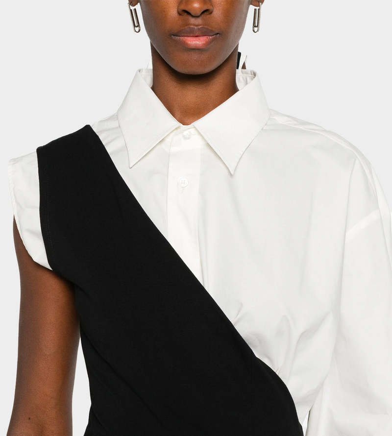 Maison Margiela MM6 Oversize maxi Asymmetrical Tunic Dress