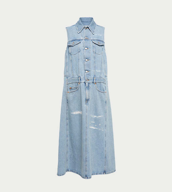 lotus dress design GUADALUPE Women's - Pink designed to elevate any Levi's Blue Denim Midi Color:Poseidon Blue model-name:kinsey