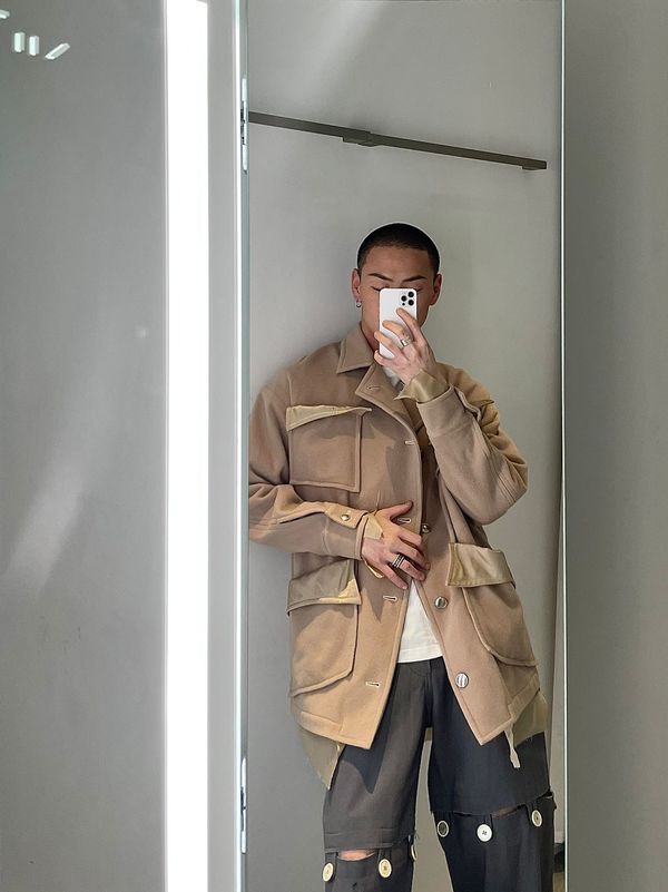 ジャケット・アウター sulvam OVER BLOUSON JACKET sulvam OVER BLOUSON JACKET