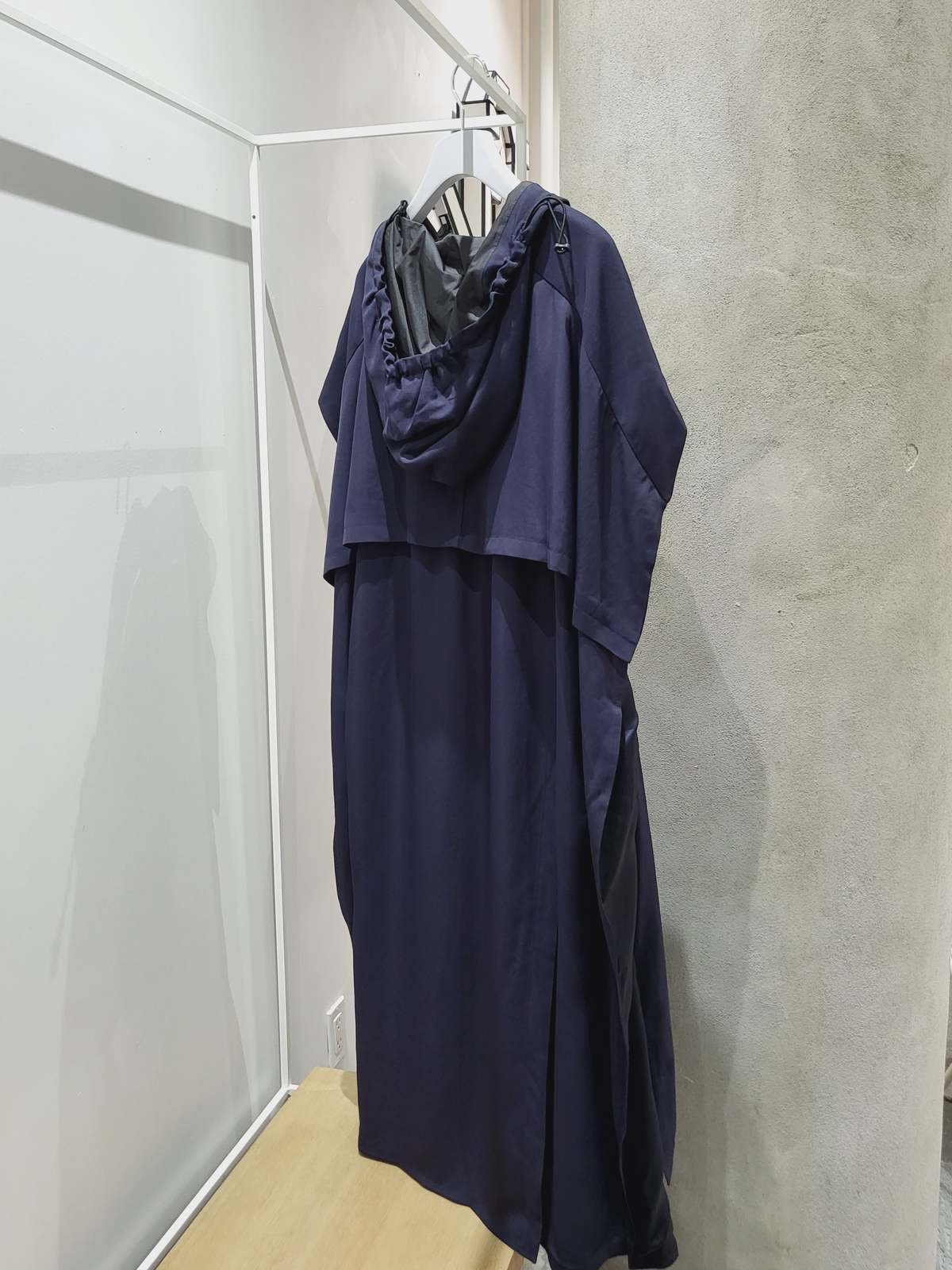 Toga Pulla Hoodie Dress - Navy - Image 2 of 2