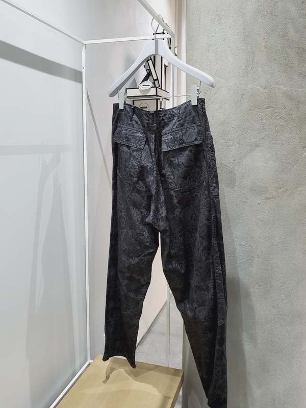 Toga Virilis Tile Print Wide Leg Pant - Navy | Garmentory
