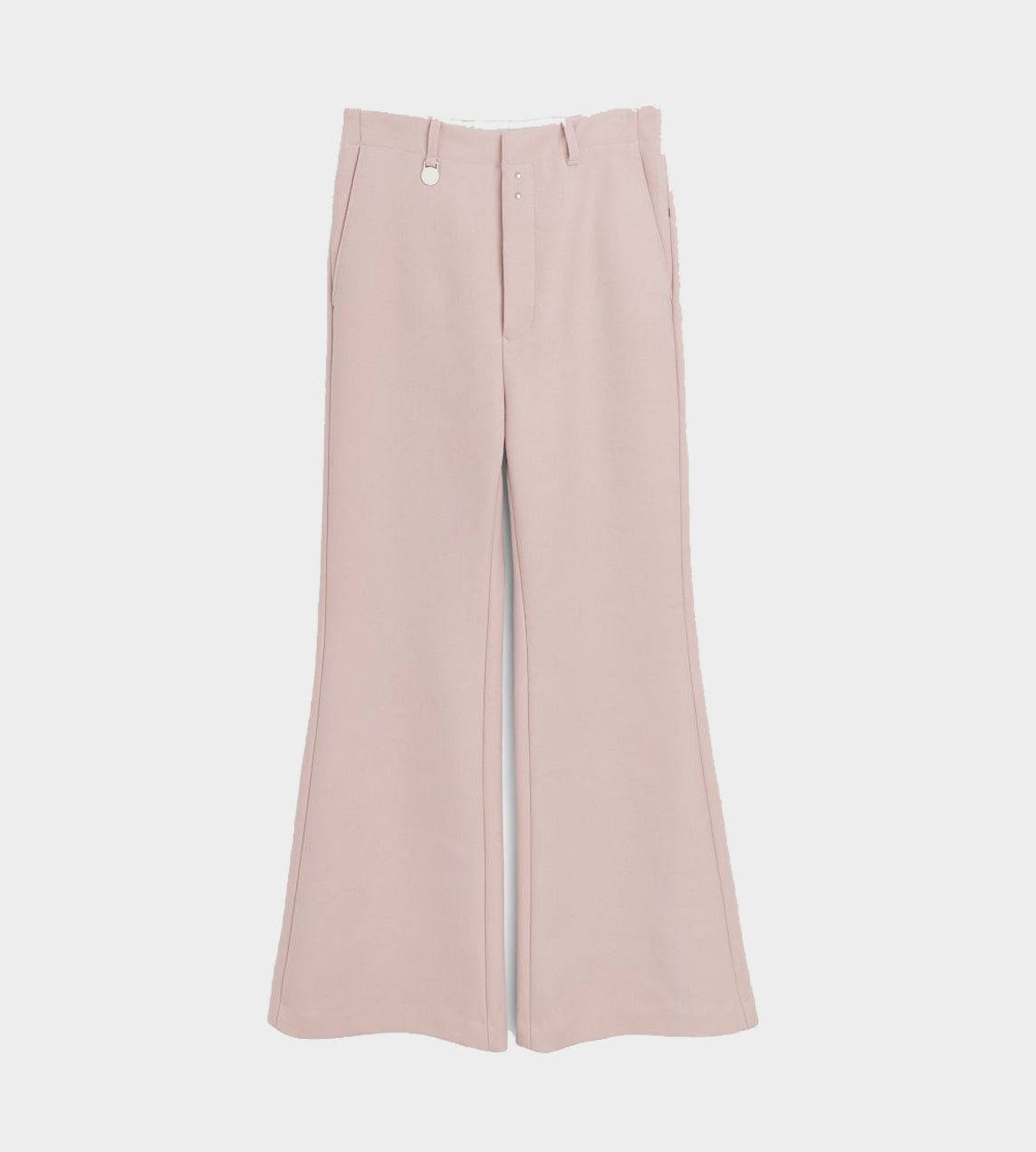 パンツ Maison Margiela Pink Wide Leg Trousers MM6 Maison Margiela Twill Wide Leg Trousers - Pink | Garmentory