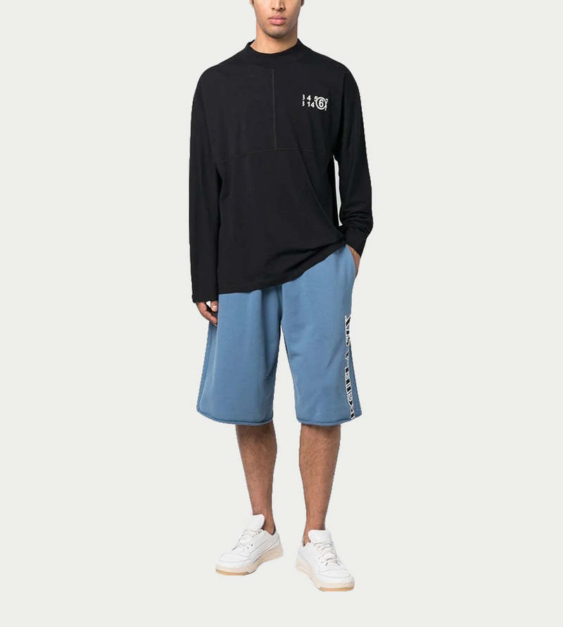 [ MAHAGRID]★VARSITY LOGO SWEAT SHORT VARSITY LOGO SWEAT SHORT[LIGHT GREY] - MAHAGRID