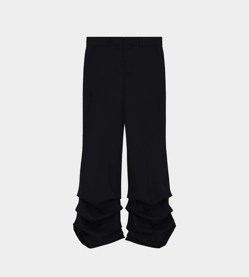 we11done Wave Bootcut Pants - Black | Garmentory