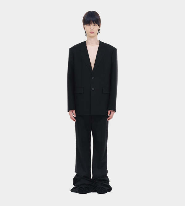 we11done Wave Bootcut Pants - Black | Garmentory