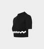 Patou Wave Cropped Sweater - Black - Thumbnail 2