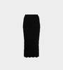 Patou Wave Milano Long Skirt - Black - Thumbnail 1