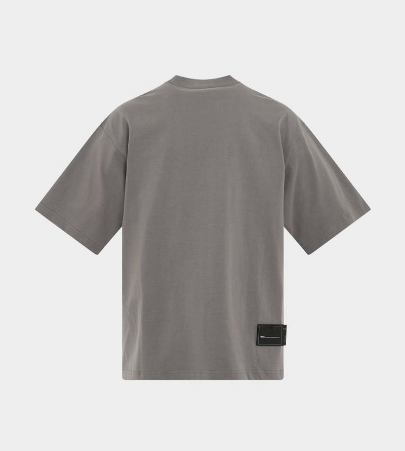 【関税込み】We11done グレー プリントTシャツ 241327M213018_1.jpg