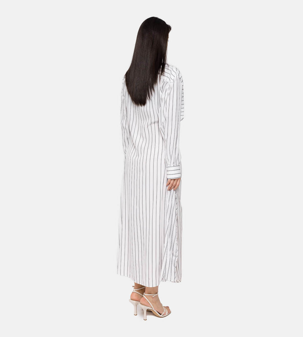 Y Project Women White Oxford Shirt Dress