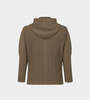 Issey Miyake Zip Front Jacket - Dark Khaki - Thumbnail 2