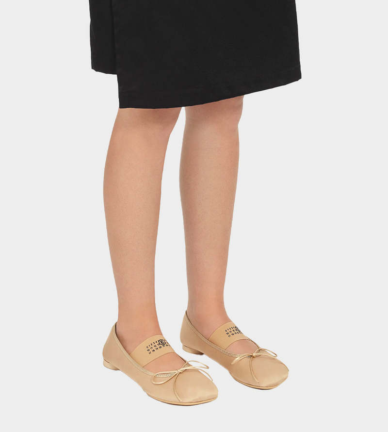 MM6 Anatomic Satin Ballerinas アナトミック サテン バレリーナ MM6】ANATOMIC SATIN BALLERINAS (MM6 Maison Margiela/バレエ