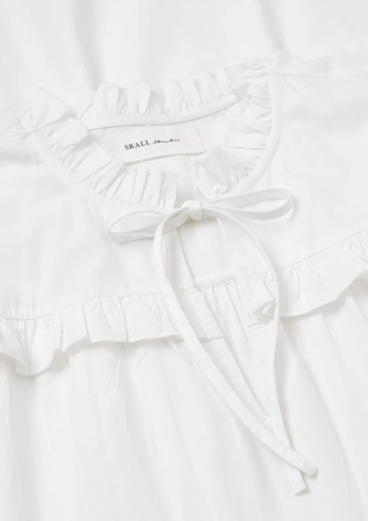 skall studio Clover Dress - Optic White | Garmentory