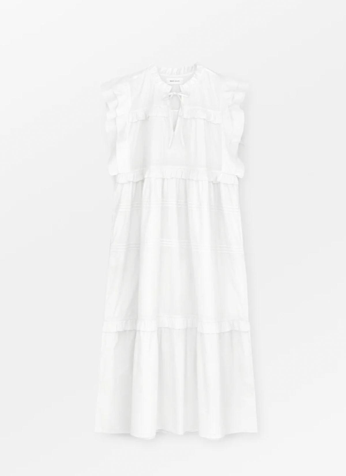 skall studio Clover Dress - Optic White | Garmentory