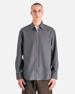 OAMC Ian Shirt - Dark Grey | Garmentory