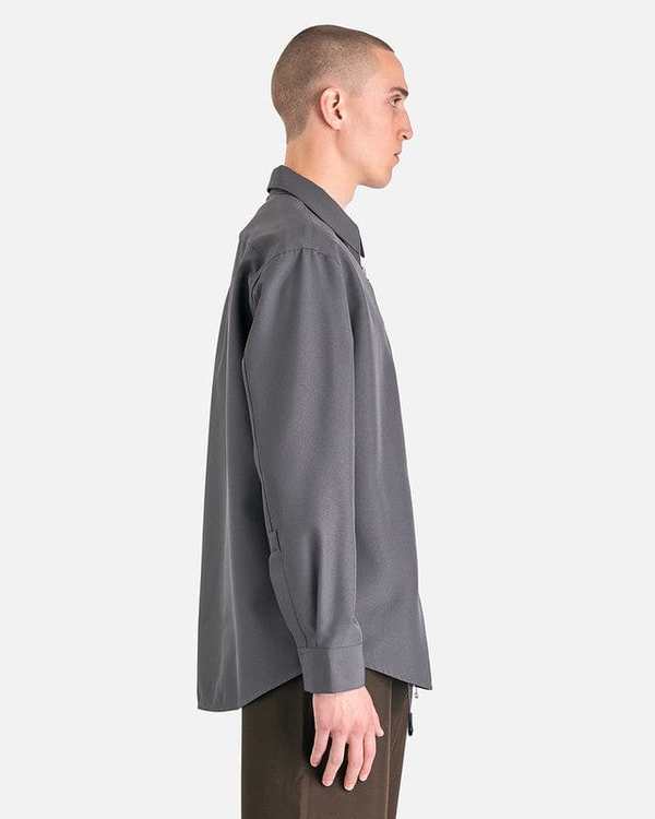 OAMC Ian Shirt - Dark Grey | Garmentory