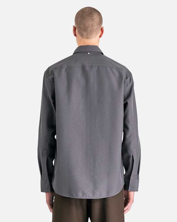 OAMC Ian Shirt - Dark Grey | Garmentory
