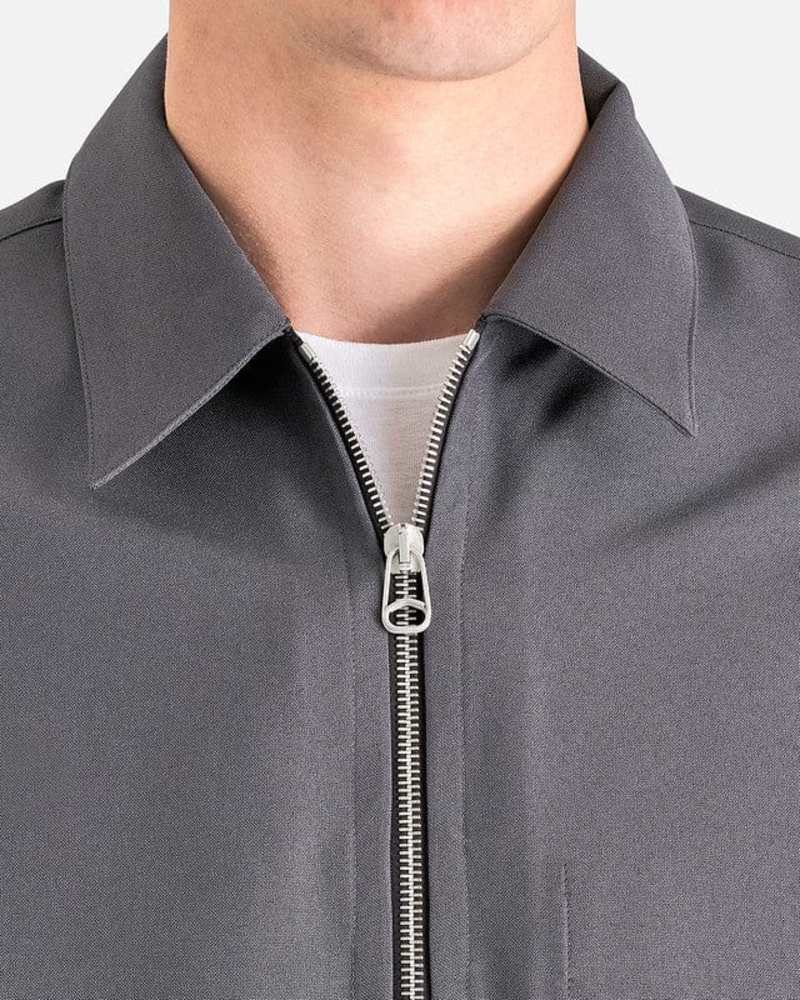 OAMC Ian Shirt - Dark Grey | Garmentory