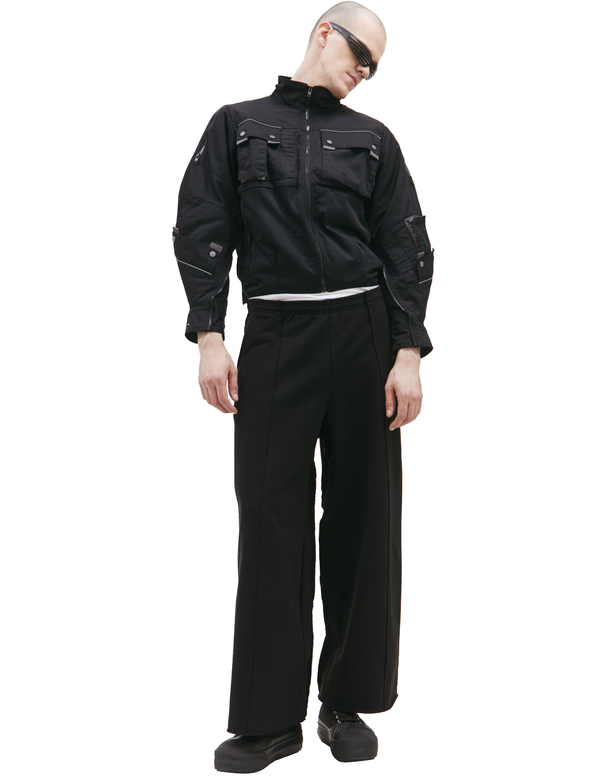 PROTOTYPES patch pockets Bomber jacket - black